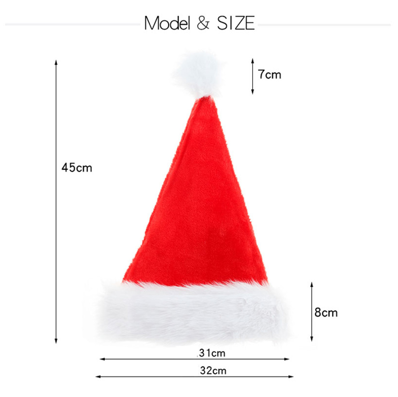 Wholesale Plush Santa Hat Christmas Hat