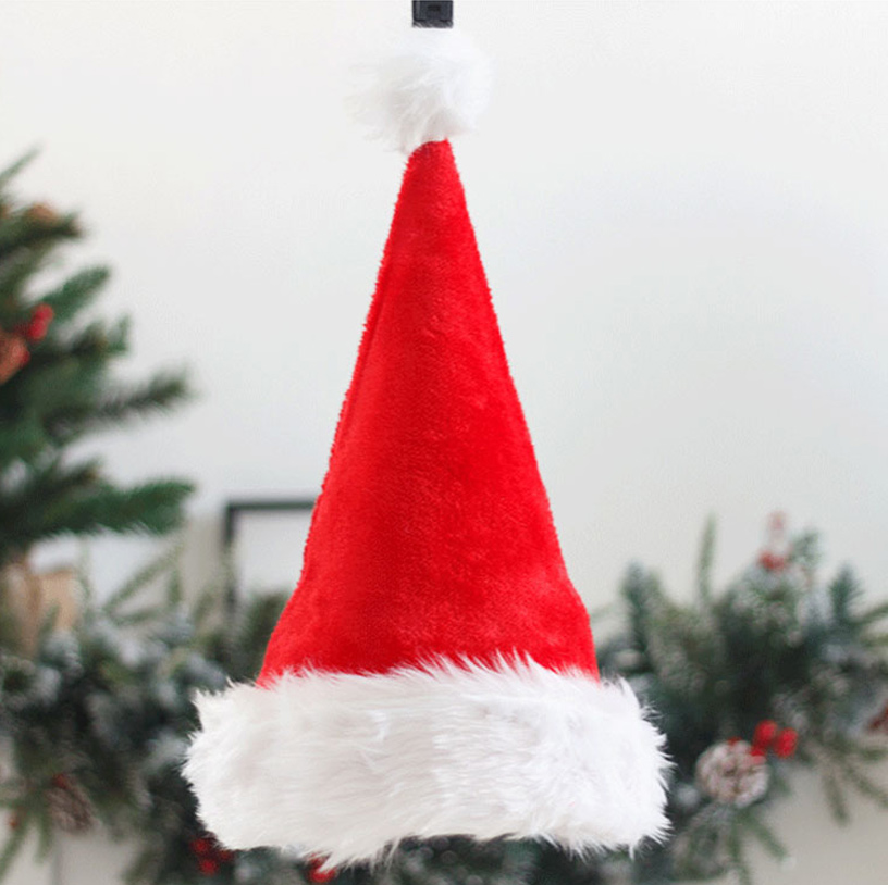 Wholesale Plush Santa Hat Christmas Hat