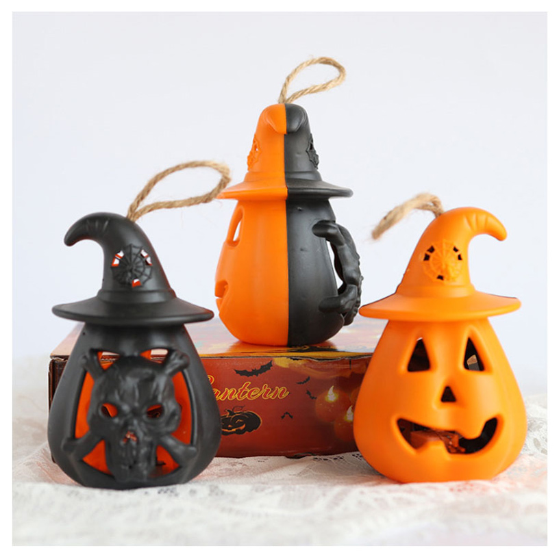 Halloween Horror Decoration Hand-held LED Jack-o-lantern