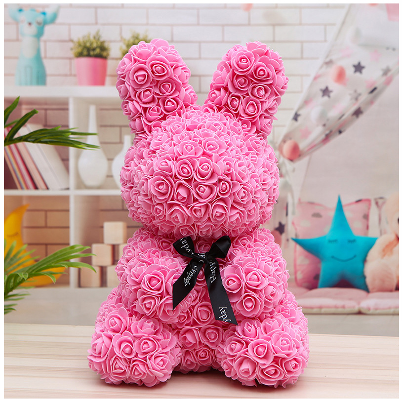 Multicolor Rose Rabbits Flower Rabbits Dogs Gifts