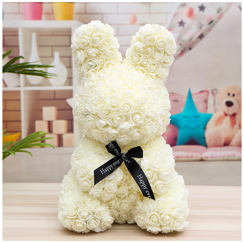 Multicolor Rose Rabbits Flower Rabbits Dogs Gifts