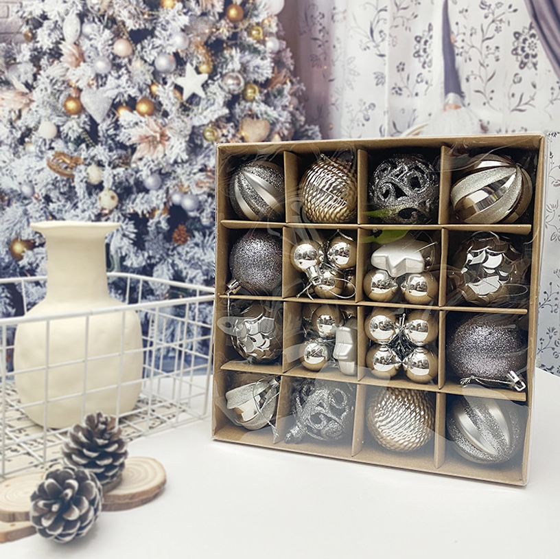 Christmas Decoration Electroplated Ball Christmas Ball Set