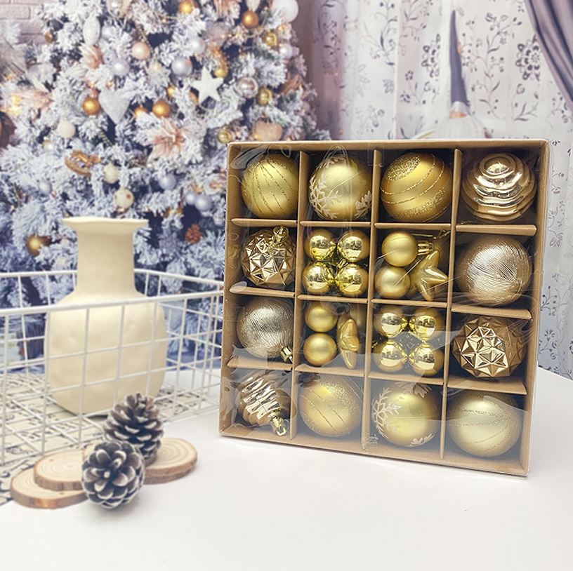 Christmas Decoration Electroplated Ball Christmas Ball Set