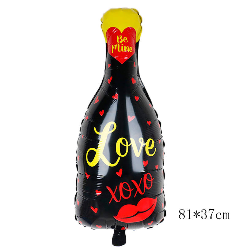 Party Decoration Balloon Wine Champagne Aluminum Foil Balloon