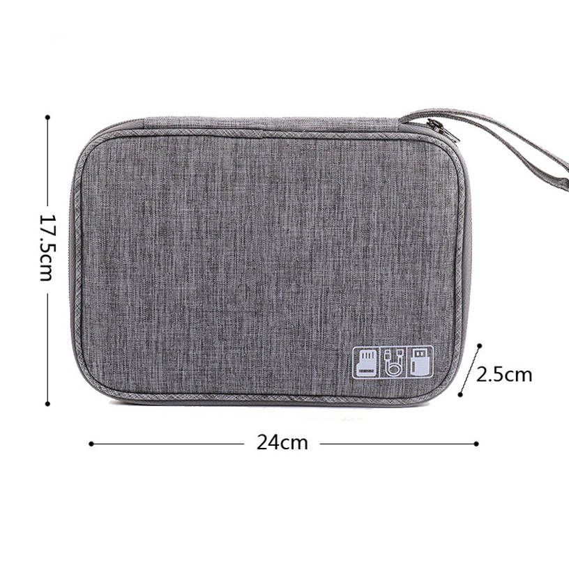 Multi-functional Headset Data Cable Charger Storage Bag