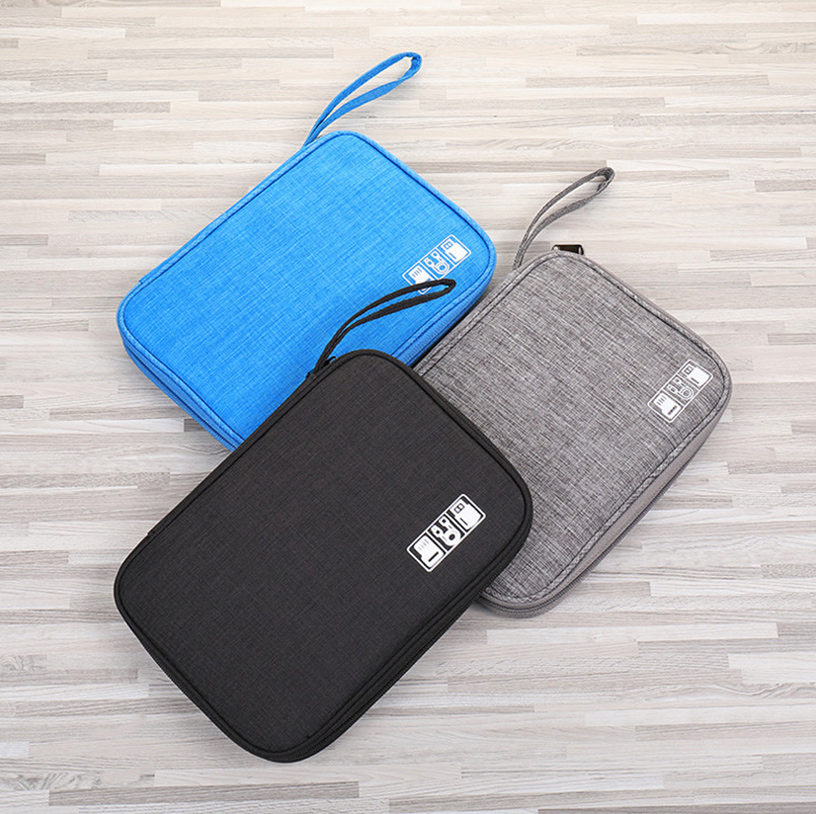 Multi-functional Headset Data Cable Charger Storage Bag