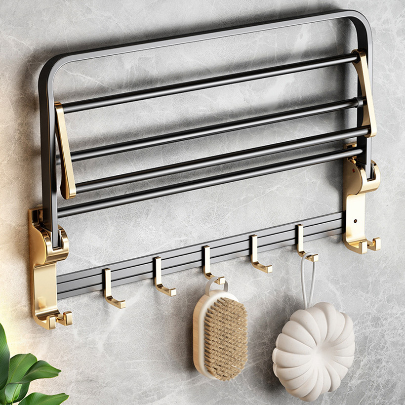 Bathroom Storage Towel Rack