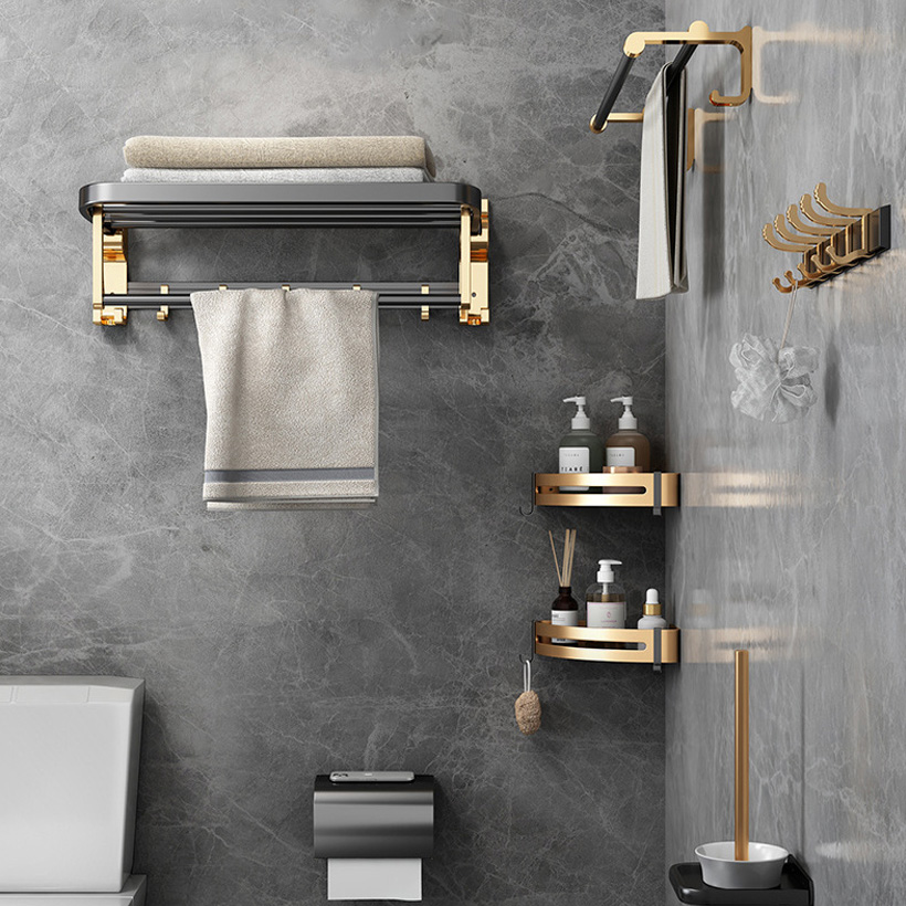 Bathroom Storage Towel Rack