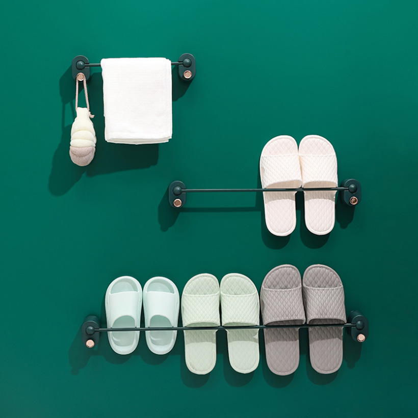 Toilet Slipper Draining Storage Rack