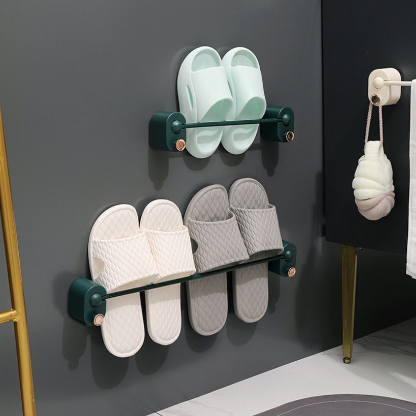 Toilet Slipper Draining Storage Rack