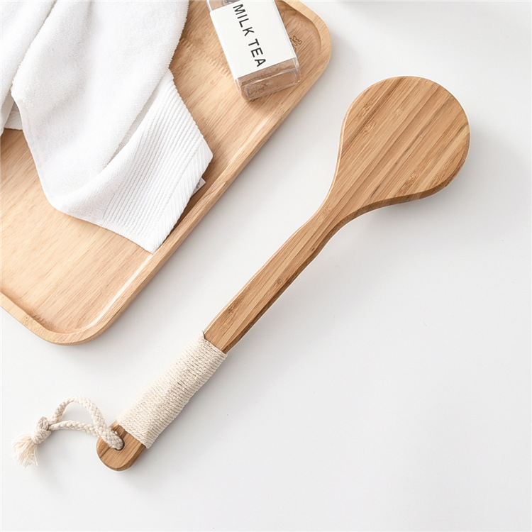 Bristle Bamboo Long Handle Bath Brush