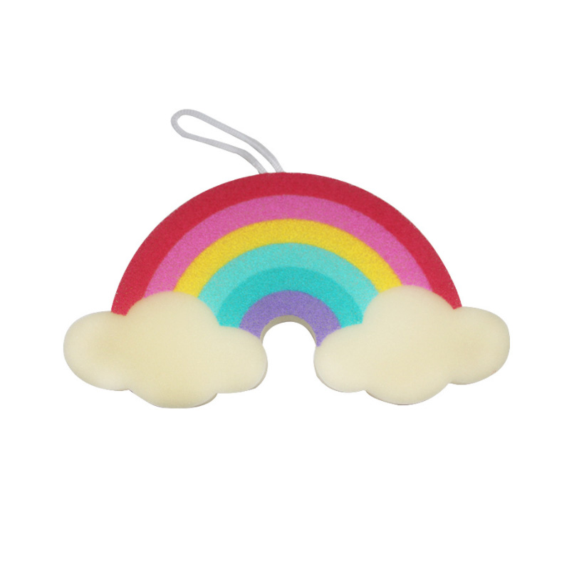 Rainbow Shaped Baby Bath Sponge