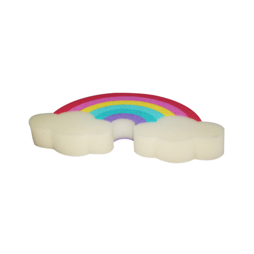 Rainbow Shaped Baby Bath Sponge