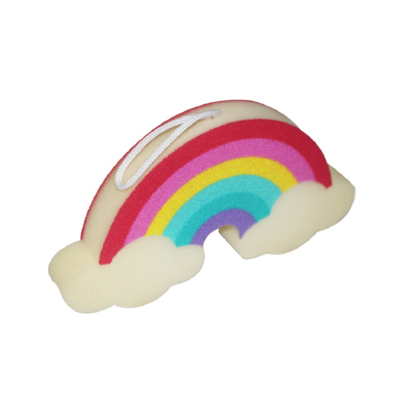 Rainbow Shaped Baby Bath Sponge