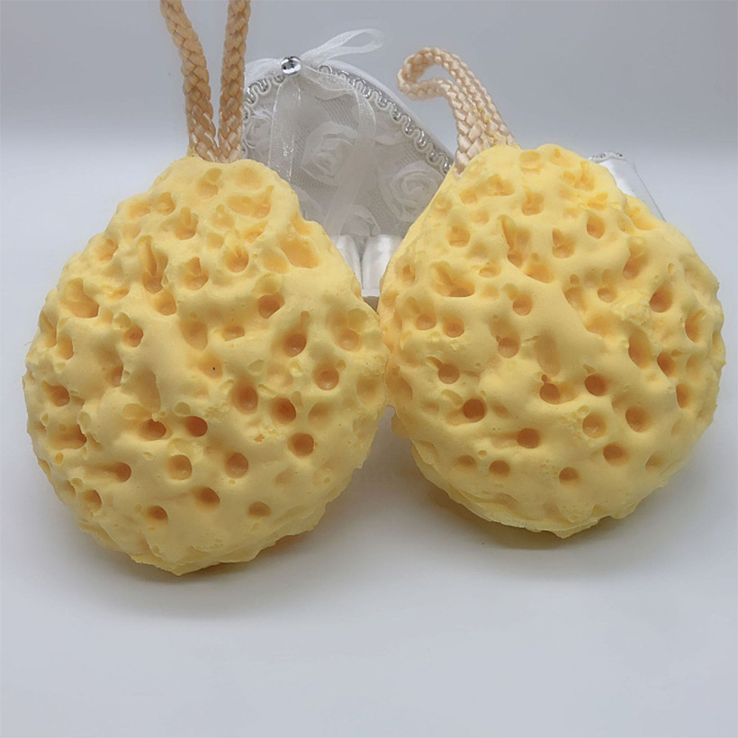 Water Shaped Honeycomb Bath Sponge Brush