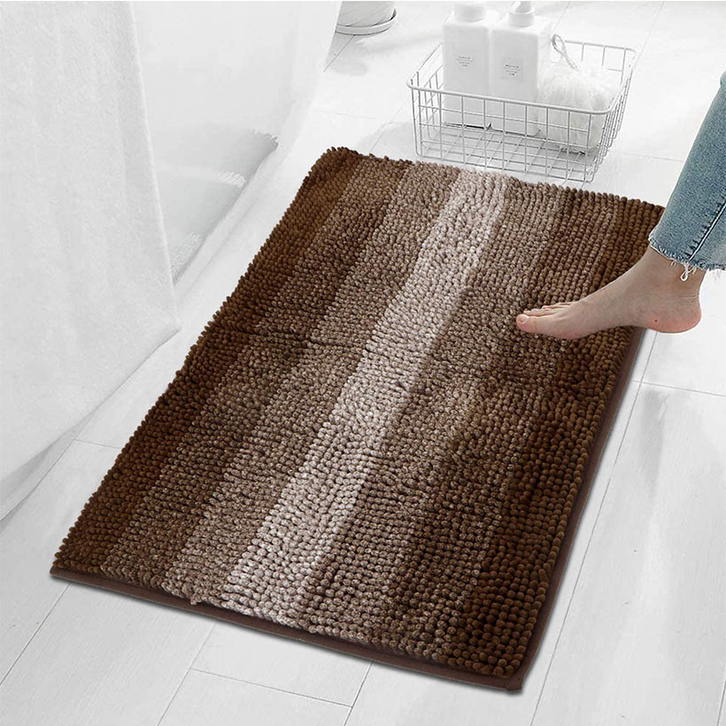 Bathroom Non-slip Absorbent Chenille Floor Mat