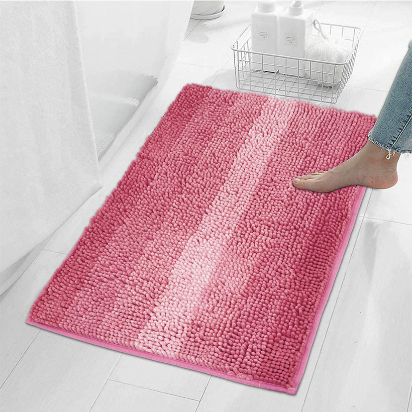 Bathroom Non-slip Absorbent Chenille Floor Mat