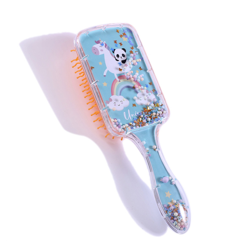 Cartoon Printed Air Cushion Comb Girls Hair Comb