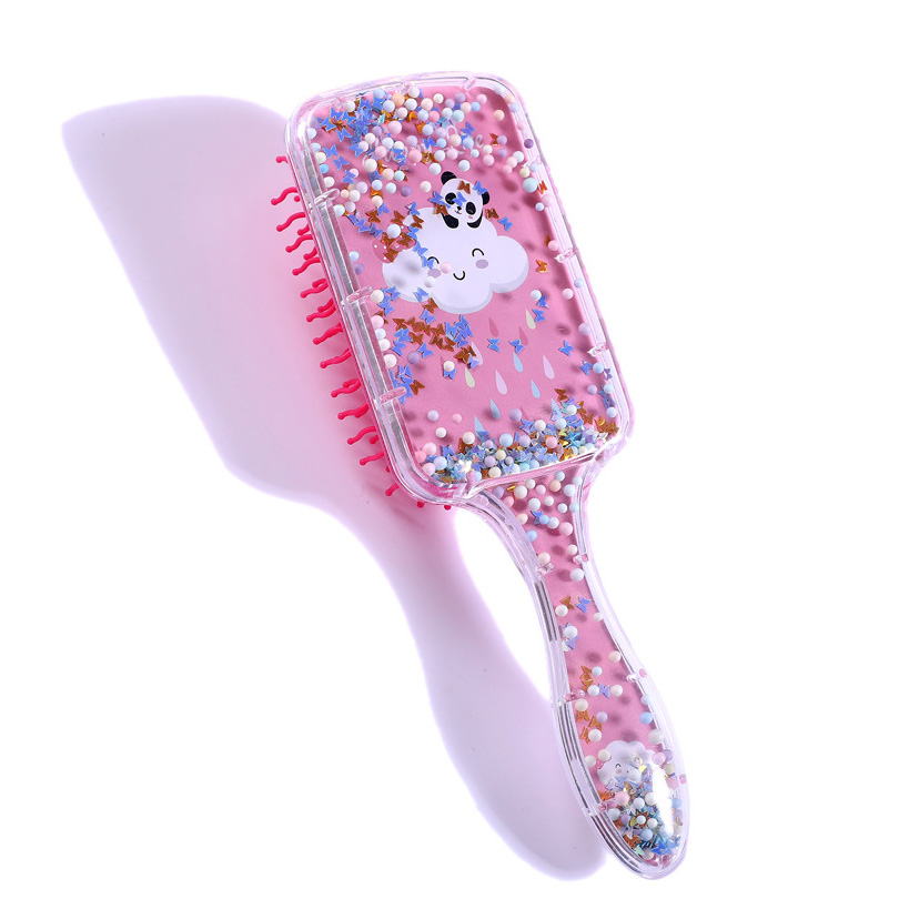 Cartoon Printed Air Cushion Comb Girls Hair Comb