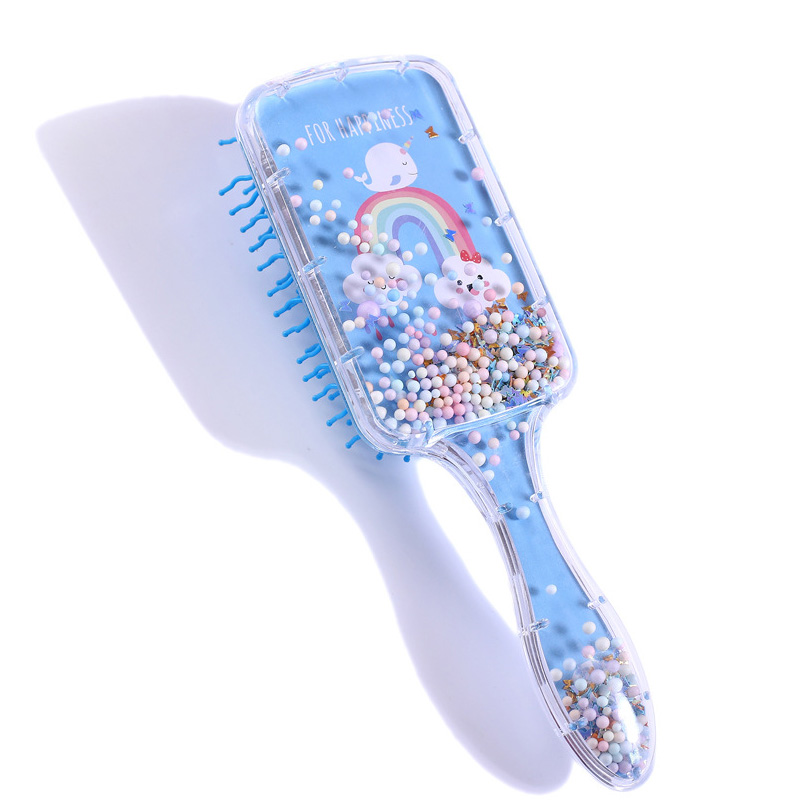 Cartoon Printed Air Cushion Comb Girls Hair Comb