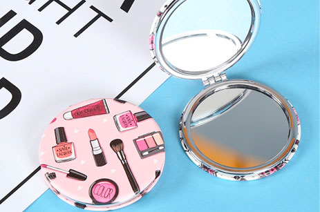 Daily PU Leather Portable Beauty Mirror
