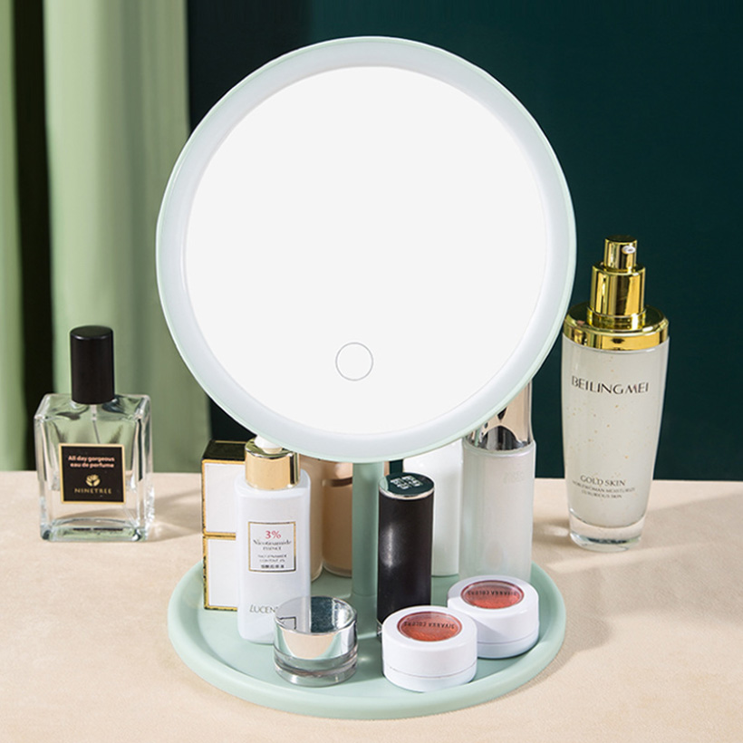 Portable LED Light Makeup Mirror