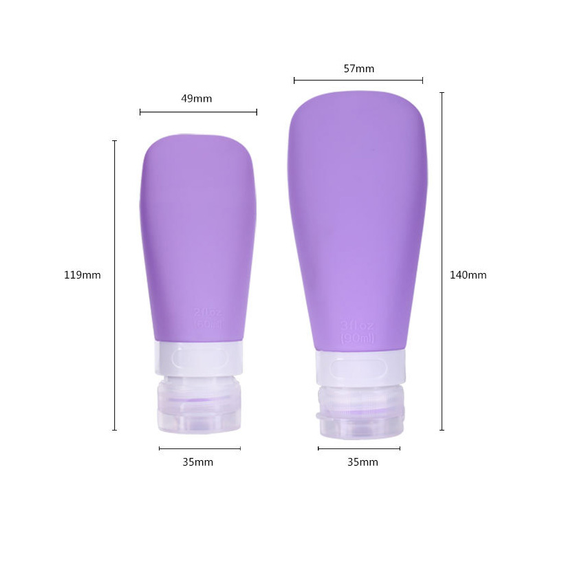 Silicone Cosmetics Separate Bottles Travel Bottles