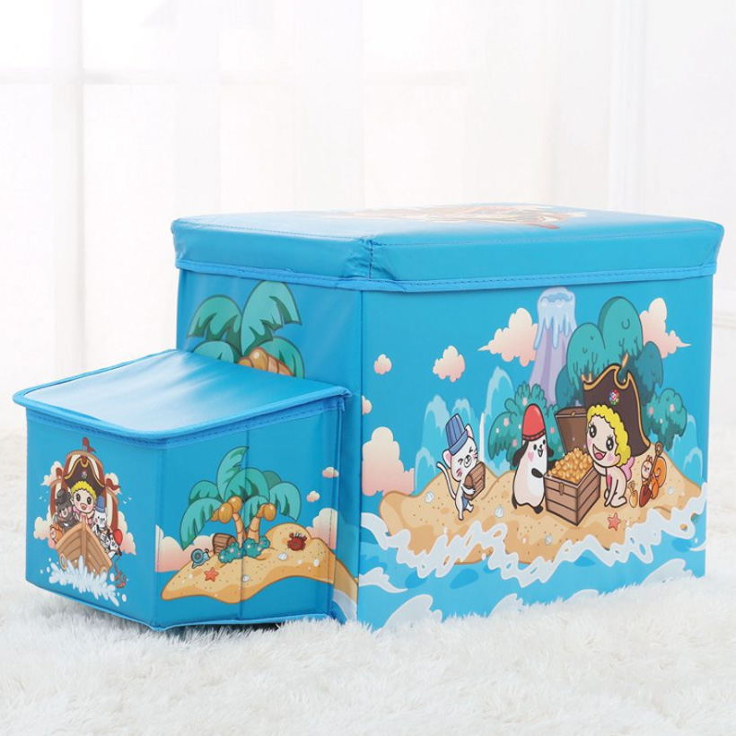 Children's Folding Cartoon Storage Stool