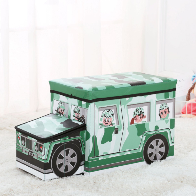 Children's Folding Cartoon Storage Stool