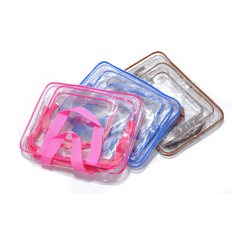 Custom Logo Transparent Waterproof Makeup Bag