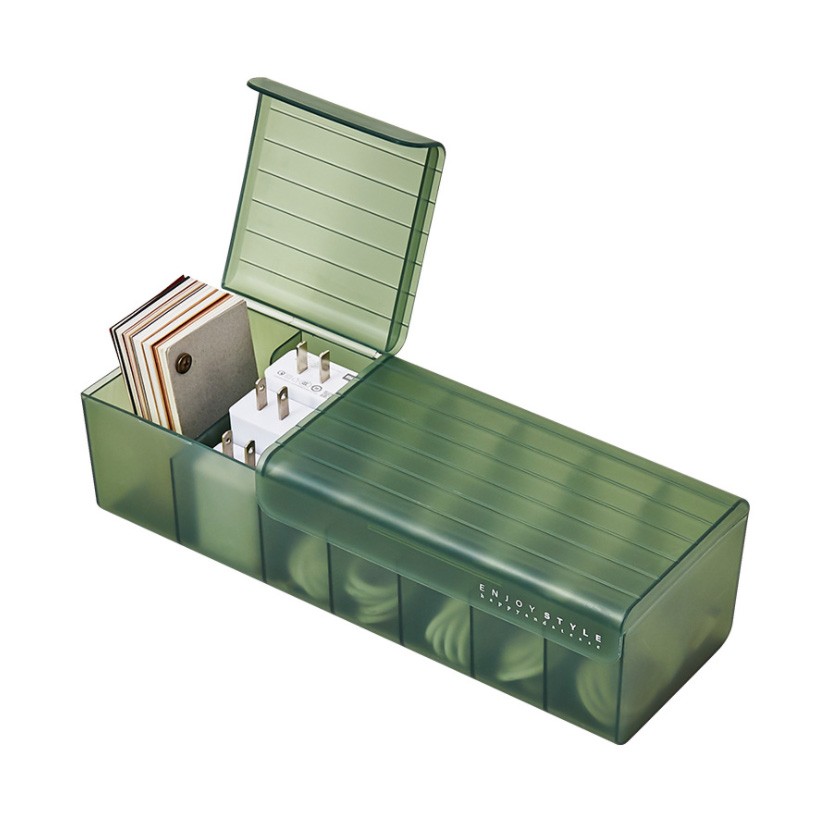 Desktop Data Line Charger Storage Box