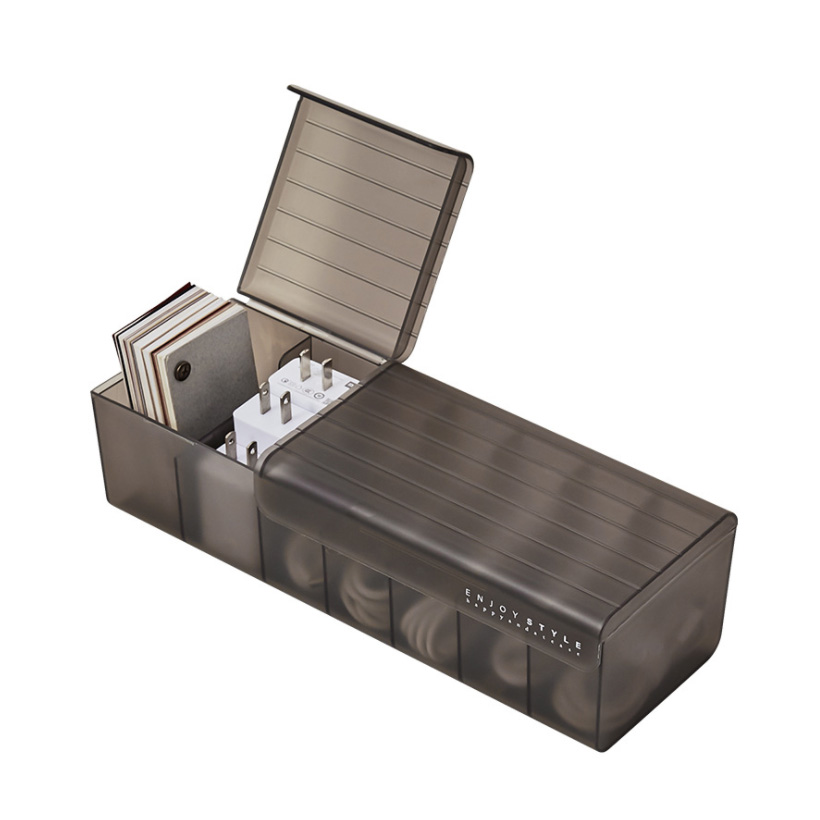 Desktop Data Line Charger Storage Box