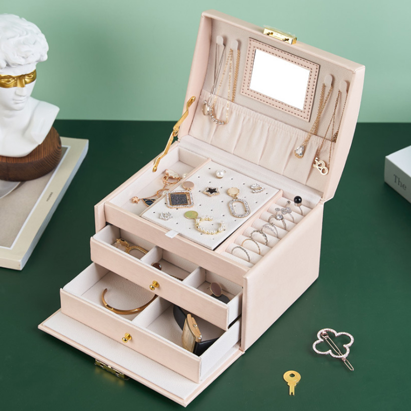 Jewelry Drawer Box Multi-function Jewelry Storage Box