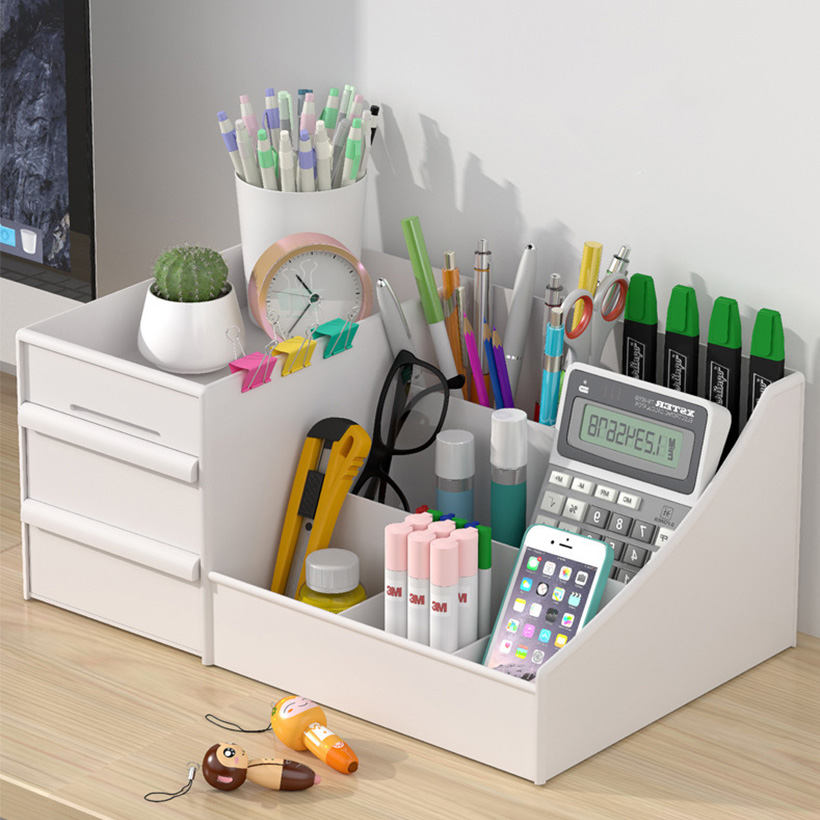 Multifunctional Stationery Cosmetics Storage Box