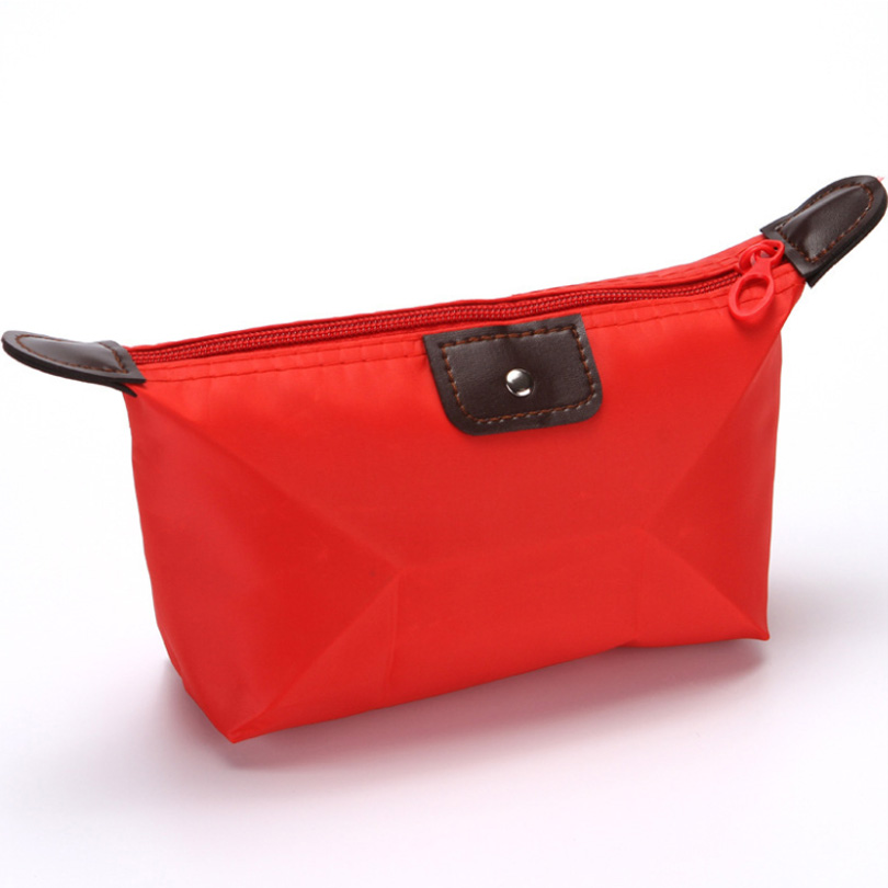 Nylon Waterproof Folding Cosmetic Bag