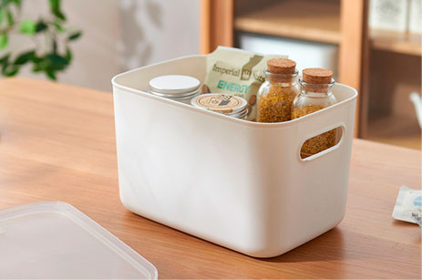 Plastic Anti-fall White Home Sundry Storage Box