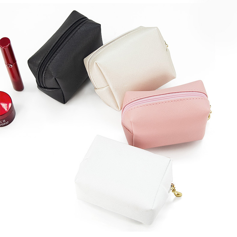 PU Square Waterproof Travel Makeup Bag