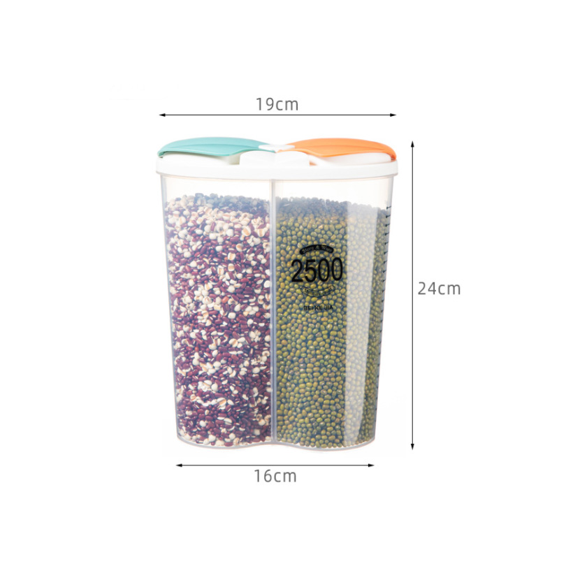 Kitchen Plastic Sealed Storage Bottles Bean Storage Bottles