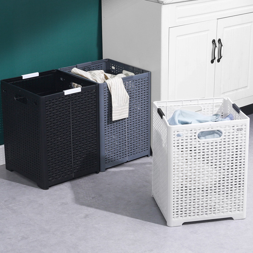 Plastic Bathroom Laundry Basket