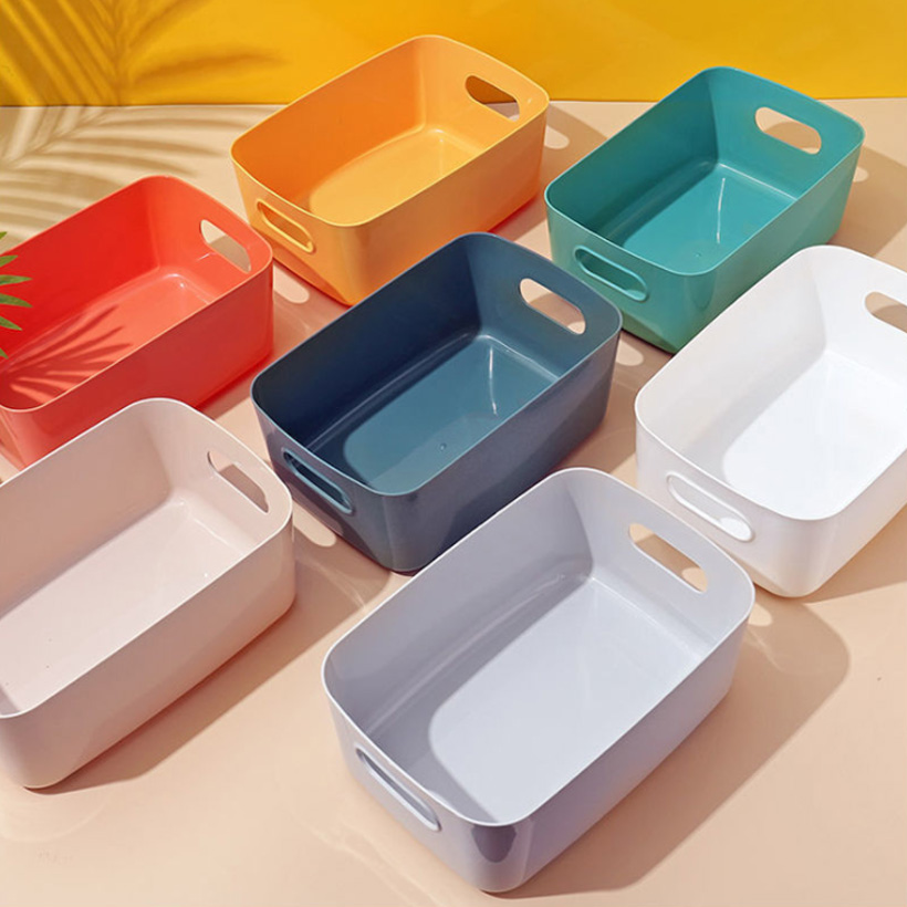 Plastic Household Table Top Storage Basket