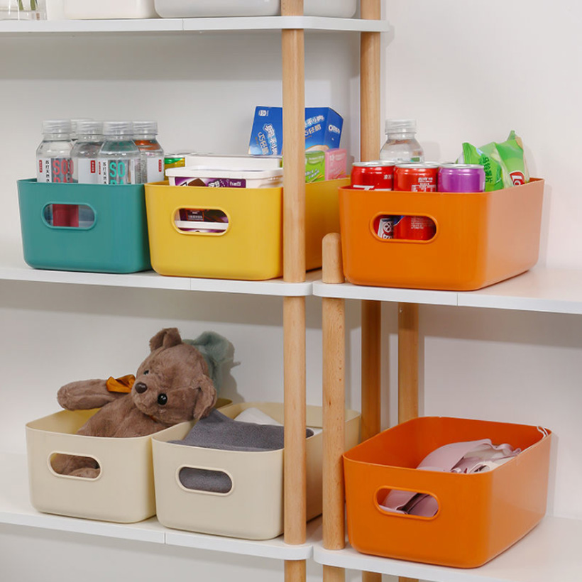 Plastic Household Table Top Storage Basket