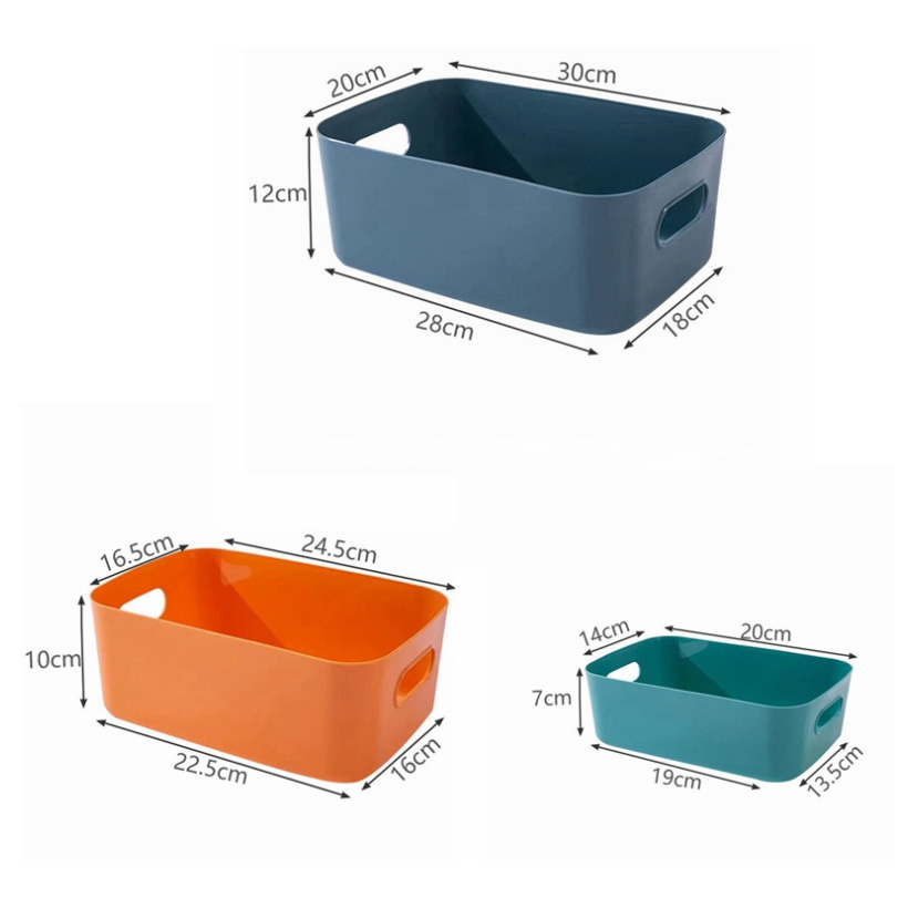 Plastic Household Table Top Storage Basket