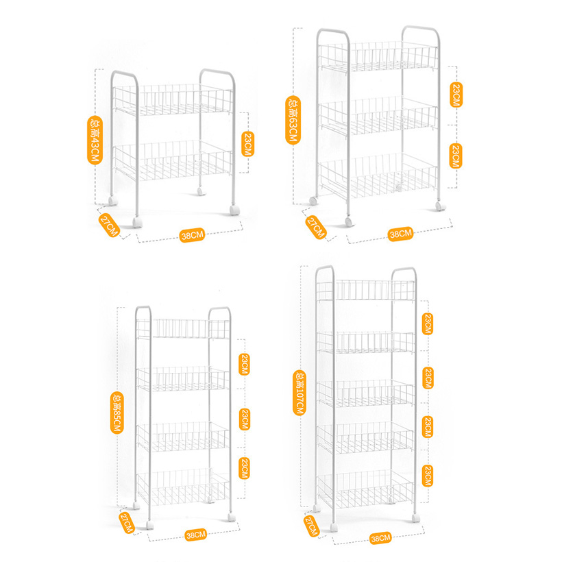 Storage Iron Trolley Multilayer Storage Rack