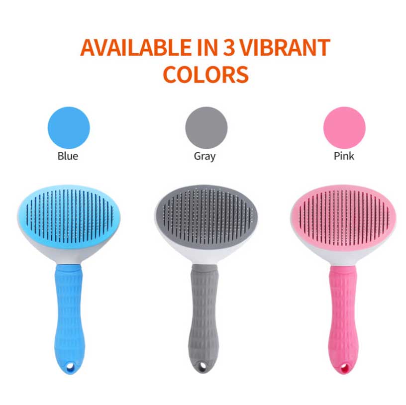 Automatic Cleaning Dog Grooming Brush