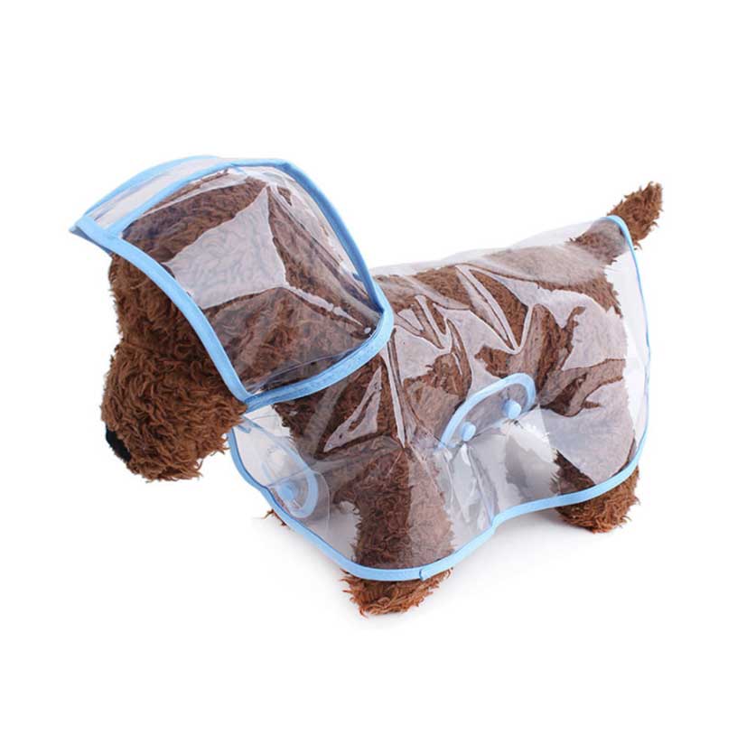 Fashionable See-through Dogs Raincoats