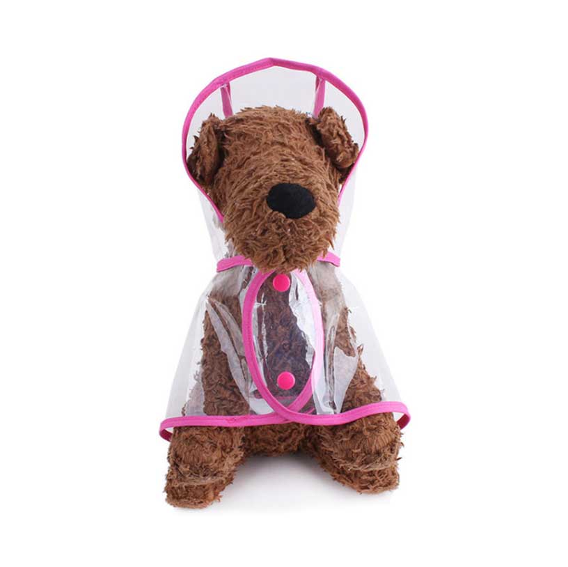 Fashionable See-through Dogs Raincoats