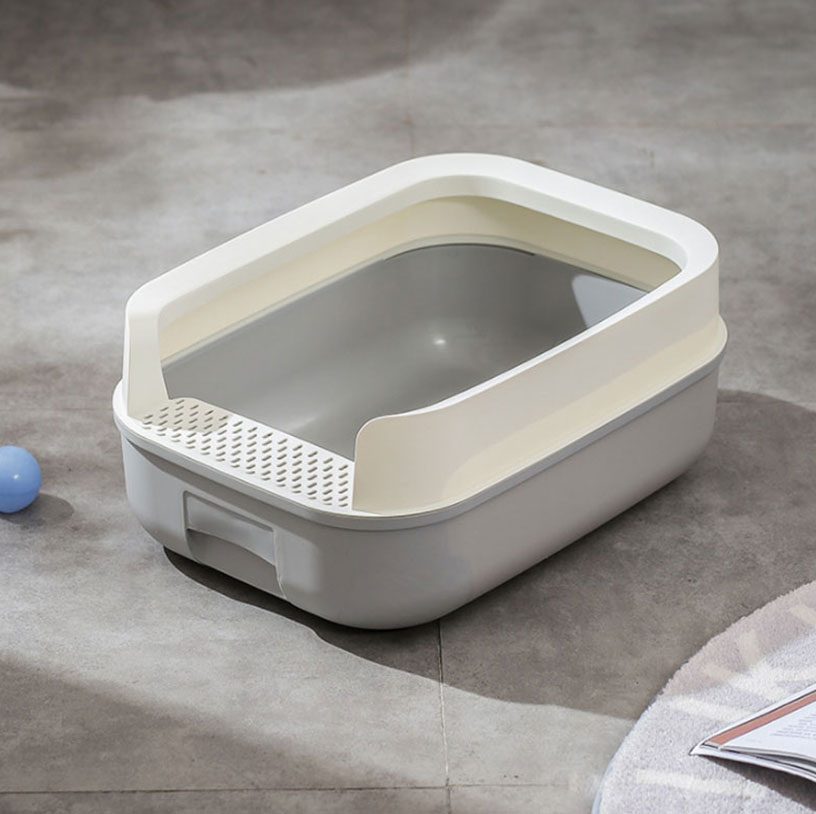 Semi-enclosed Cat Litter Box Anti-splash Cat Toilet