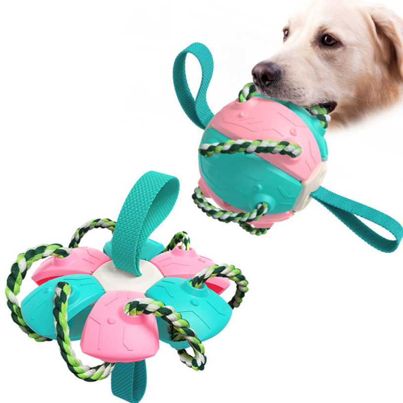 Dog Outdoor Training Frisbee Toy Football