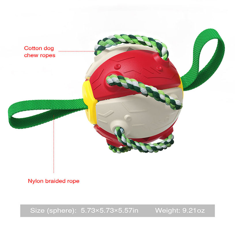 Dog Outdoor Training Frisbee Toy Football