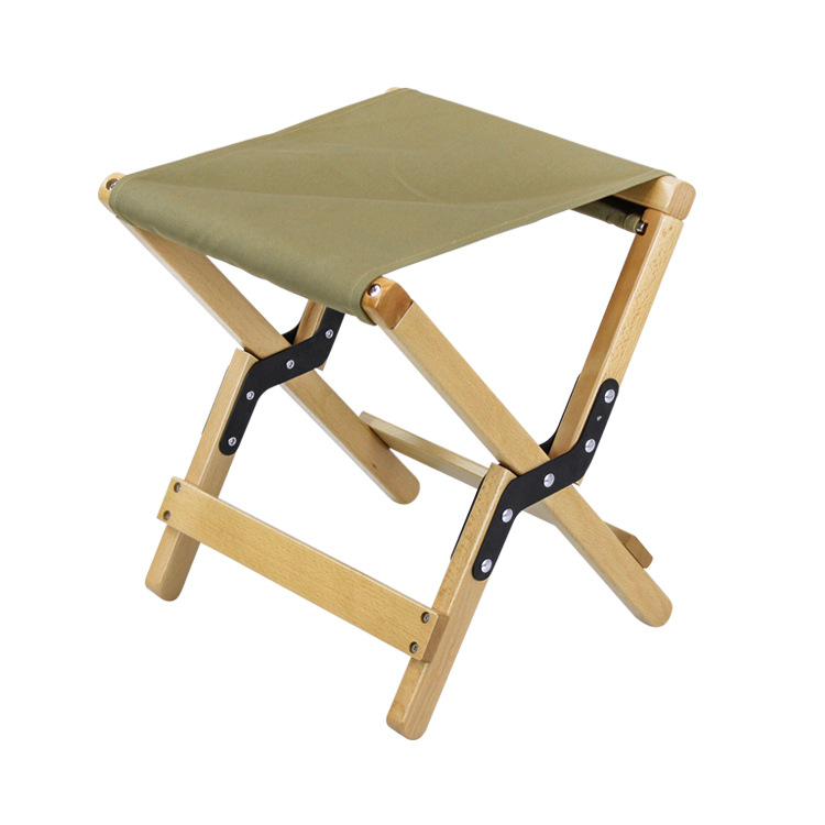 Outdoor wood camping table and bench